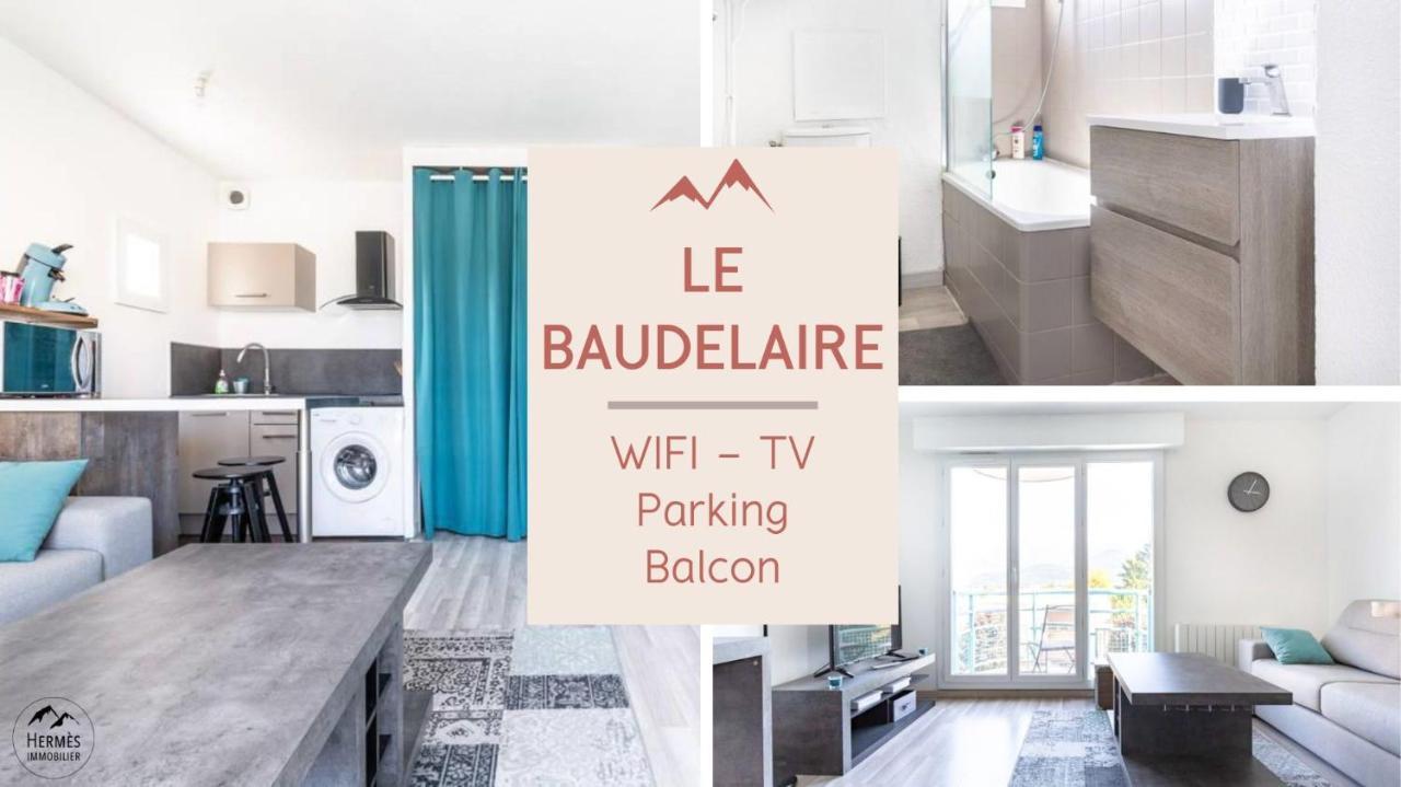 Le Baudelaire - Cosy Studio Et Parking A Grenoble Dış mekan fotoğraf
